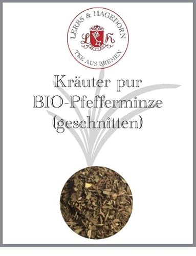 Lerbs & Hagedorn, Kräuter pur BIO Pfefferminze geschnitten | 250g (ca. 21 Liter) von Lerbs & Hagedorn