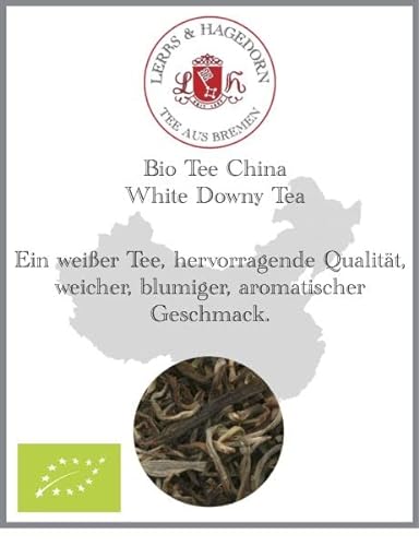 Lerbs & Hagedorn, Bio Tee China White Downy Tea |Weich, Blumig, Aromatisch 250g (ca. 20 Liter) Weißer Tee von Lerbs & Hagedorn