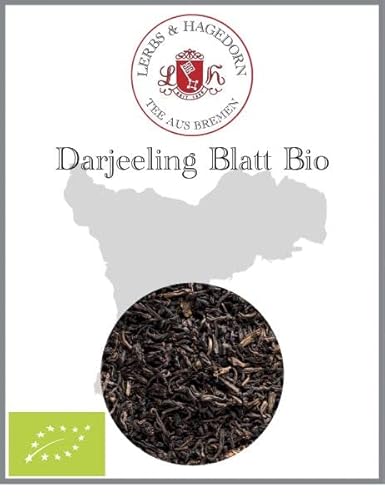 Lerbs & Hagedorn, Darjeeling Schwarztee Darjeeling Tee* Blatt Bio | Reichhaltig, Weich, Langanhaltend 1kg Ca. (81 Liter) von Lerbs & Hagedorn