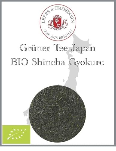 Lerbs & Hagedorn, Grüner Tee Japan BIO Shincha Gyokuro | Spinat-Meeresalgen-Note 1kg (ca. 81 Liter) Brillant Grüne Tassenfarbe von Lerbs & Hagedorn