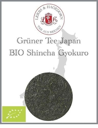 Lerbs & Hagedorn, Grüner Tee Japan BIO Shincha Gyokuro | Spinat-Meeresalgen-Note 1kg (ca. 81 Liter) Brillant Grüne Tassenfarbe von Lerbs & Hagedorn