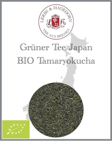 Lerbs & Hagedorn, Grüner Tee Japan BIO Tamaryokucha | Nussige Noten 1kg (ca. 81 Liter) Limettefarbene Tasse von Lerbs & Hagedorn