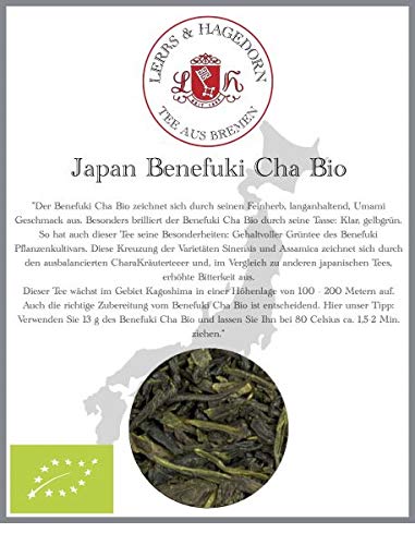 Lerbs & Hagedorn, Japanischer Grüntee Benefuki Cha Bio | Feinherb, Langanhaltend, Umami 2kg Ca. (160 Liter) von Lerbs & Hagedorn