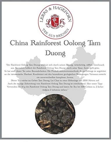 Lerbs & Hagedorn, Oolong Tee Rainforest Oolong Tam Duong | Blumig, Vielschichtig, Süßlich 2kg Ca. (162 Liter) von Lerbs & Hagedorn