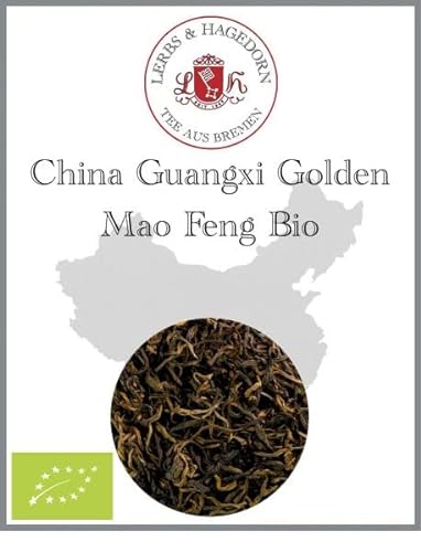Lerbs & Hagedorn, Schwarzer China Tee Guangxi Golden Mao Feng Bio | Mild, Süßlich, Langanhaltend 1kg Ca. (81 Liter) von Lerbs & Hagedorn