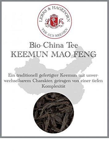 Lerbs & Hagedorn, Schwarzer China Tee Keemun Mao Feng Bio | Kräftig, Weich, Süßlich 1kg Ca. (80 Liter) von Lerbs & Hagedorn