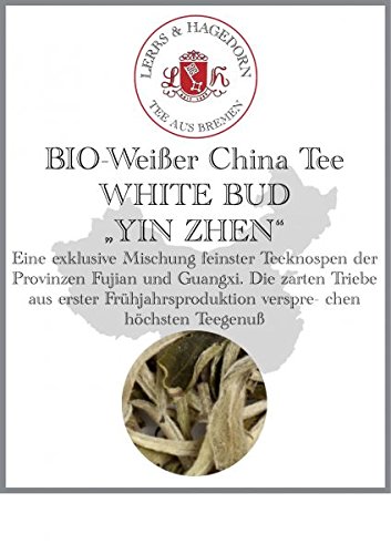 Lerbs & Hagedorn, Weißer China Tee White Bud Yin Zhen Bio | Weich, Süßlich, Mineralisch 1kg Ca. (81 Liter) von Lerbs & Hagedorn