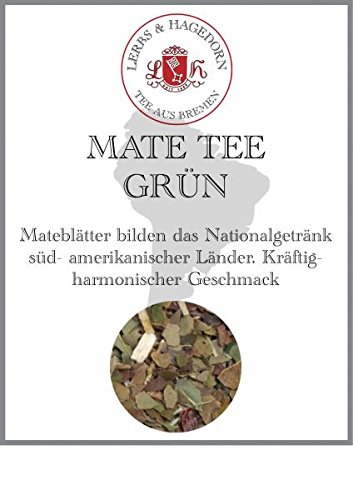 Lerbs & Hagedorn, Kräutertee Mate Grün | Kräftig, Harmonisch 2kg Ca. (162 Liter) Grüner Mate von Lerbs & Hagedorn