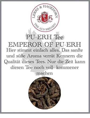 Lerbs & Hagedorn, Schwarzer China Tee Emperor of Pu-Erh - shu | Erdig, Weich, Kräftig 1kg Ca. (81 Liter) von Lerbs & Hagedorn
