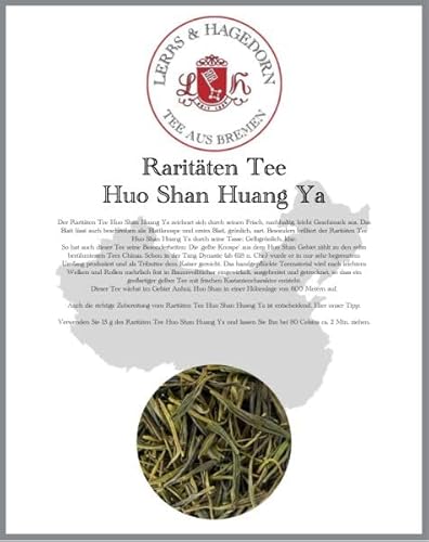 Raritäten Tee Huo Shan Huang Ya 1kg von Lerbs & Hagedorn
