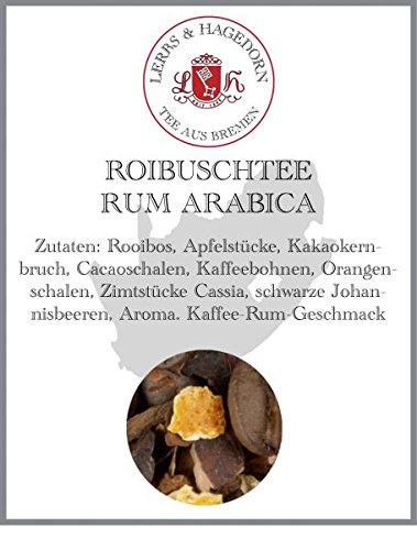 Lerbs & Hagedorn, Kräutertee Blackbeard in Love | Kaffee, Rum 2kg Ca. (162 Liter) Rooibos, Apfelstücke, Kakaokernbruch, Kakaoschalen von Lerbs & Hagedorn