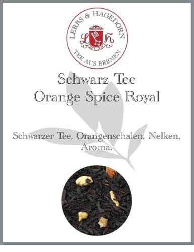Lerbs & Hagedorn, Schwarz Tee Orange Spice Royal | 250g (Ca. 20 Liter) Orangenschalen von Lerbs & Hagedorn