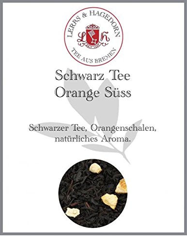 Lerbs & Hagedorn, Schwarz Tee Orange Süss | 1kg (Ca. 81 Liter) Orangenschalen Lerbs & Hagedorn, Schwarz Tee Orange Süss | 1kg (Ca. 81 Liter) Orangenschalen von Lerbs & Hagedorn