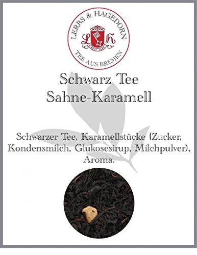 Lerbs & Hagedorn, Schwarz Tee Sahne Karamell | 1kg (Ca. 81 Liter) Karamellstücke von Lerbs & Hagedorn Bremen