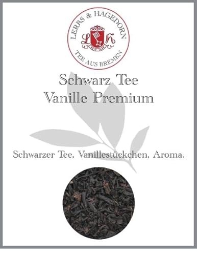 Lerbs & Hagedorn, Schwarz Tee Vanille Premium - Mit Vanillestückchen | 1kg (Ca. 81 Liter) Vanillestückchen Lerbs & Hagedorn, Schwarz Tee Vanille Premium - Mit Vanillestückchen | 1kg (Ca. 81 Liter) Vanillestückchen von Lerbs & Hagedorn Bremen