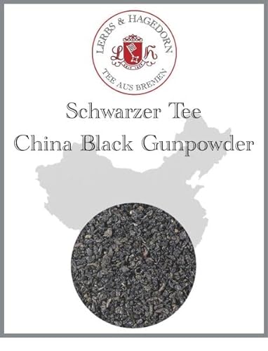 Lerbs & Hagedorn, Schwarzer Tee China Black Gunpowder | Leichte Rauchnote 1kg (ca. 81 Liter) Mitteldunkle Tasse von Lerbs & Hagedorn