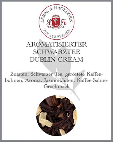 Lerbs & Hagedorn, Schwarzer Tee Dublin Cream ® | Kaffee, Sahne 2kg Ca. (162 Liter) Schwarzer Tee, Kaffeebohnen, Aroma, Jasminblüten von Lerbs & Hagedorn