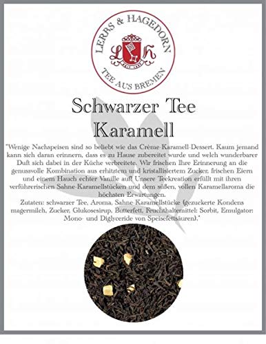 Lerbs & Hagedorn, Schwarzer Tee Karamell |Süßes Volles Karamellaroma 1kg (ca. 81 Liter) Mit Sahne-Karamellstücken Lerbs & Hagedorn, Schwarzer Tee Karamell |Süßes Volles Karamellaroma 1kg (ca. 81 Liter) Mit Sahne-Karamellstücken von Lerbs & Hagedorn Bremen
