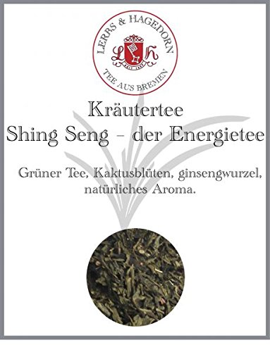 Lerbs & Hagedorn, Shing Seng der Energietee| 250g (ca. 21 Liter) Grüner Tee als Basis von Lerbs & Hagedorn