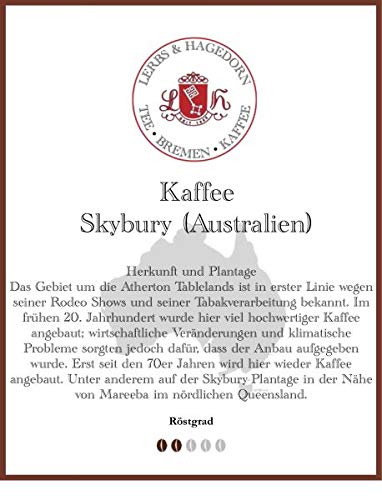 Skybury Kaffee 1kg von Lerbs & Hagedorn
