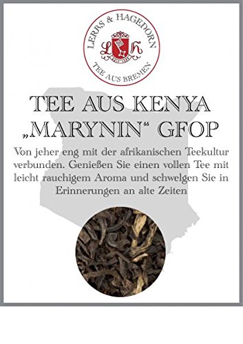 Lerbs & Hagedorn, Schwarztee Kenya GFOP Typ Marynin | Aromatisch, Süßlich, Rauchig 2kg Ca. (162 Liter) von Lerbs & Hagedorn
