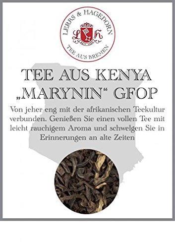 Lerbs & Hagedorn, Schwarztee Kenya GFOP Typ Marynin | Aromatisch, Süßlich, Rauchig 2kg Ca. (162 Liter) von Lerbs & Hagedorn