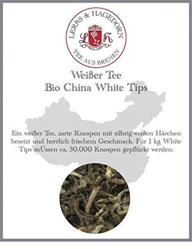 Weißer Tee Bio China White Tips 1kg von Lerbs & Hagedorn