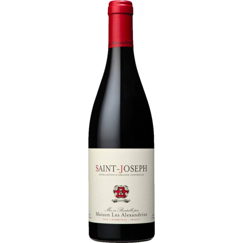 Maison Les Alexandrins Saint-Joseph, Saint-Joseph AOP, Rhône, 2021, Rotwein von Les Alexandrins, F84100 - France