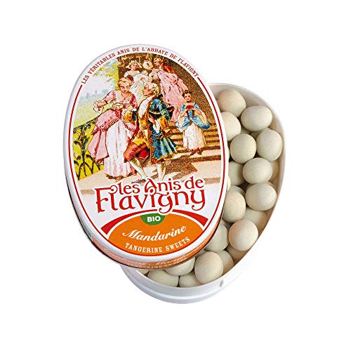 Anis de l'Abbaye Bio Mandarine Bonbons 50g Dose 50 gr von Les Anis de Flavigny