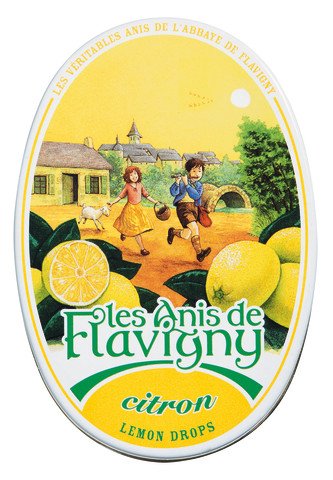 Les Anis de Flavigny CITRON - 12x 50 g - (und in 5 weiteren Geschmacksrichtungen) von Les Anis de Flavigny