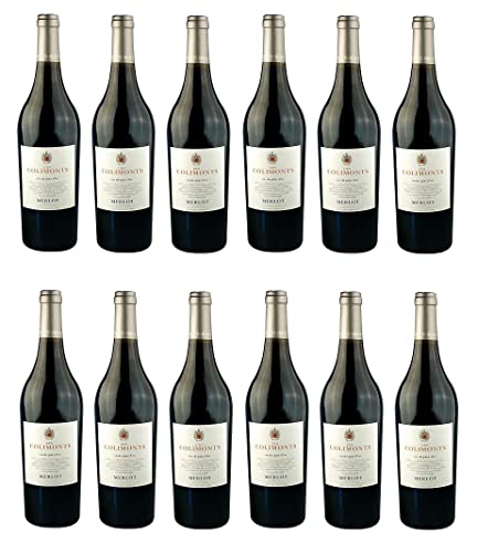12x 0,75l - Les Colimonts - Merlot - Pays d'Oc I.G.P. - Languedoc - Frankreich - Rotwein trocken 12x 0,75l - Les Colimonts - Merlot - Pays d'Oc I.G.P. - Languedoc - Frankreich - Rotwein trocken von Les Colimonts