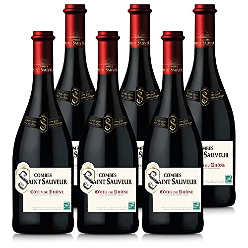COMBES SAINT SAUVEUR - Rotwein Trocken - AOP Côtes du Rhône - Terra Vitis (6 x 0,75 l) von Les Combes de Saint Sauveur