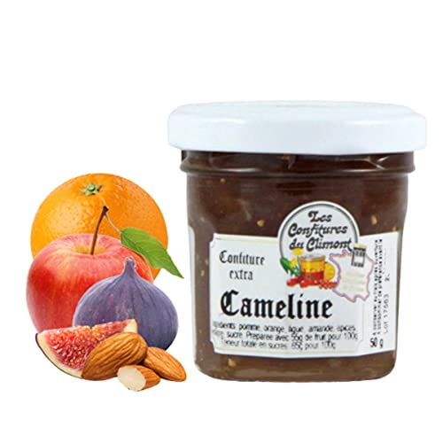 Les Confitures du Climont Confiture Cameline Kamelen Konfitüre extra mit Apfel, Orange, Feigen und Ingwer handwerklich hergestellt aus dem Elsass von Les Confitures du Climont