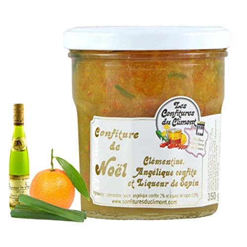 Les Confitures du Climont Confiture de Noël Weihnachts - Konfitüre handwerklich hergestellt aus dem Elsass von Les Confitures du Climont