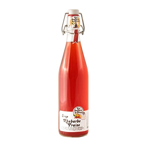Les Confitures du Climont Rhabarber-Erdbeer Sirup aus dem Elsass 0,5 Liter handgefertigt Les Confitures du Climont Rhabarber-Erdbeer Sirup aus dem Elsass 0,5 Liter handgefertigt von Les Confitures du Climont