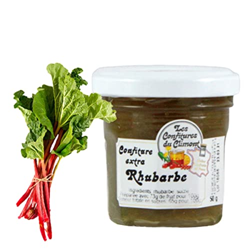 Les Confitures du Climont Rhabarber Konfitüre extra Confiture Extra Rhubarbe handwerklich hergestellt aus dem Elsass von Les Confitures du Climont