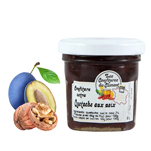 Les Confitures du Climont Zwetschge mit Nüssen Konfitüre extra Confiture Extra Quetsche aux noix handwerklich hergestellt aus dem Elsass Les Confitures du Climont Zwetschge mit Nüssen Konfitüre extra Confiture Extra Quetsche aux noix handwerklich hergestellt aus dem Elsass von Les Confitures du Climont