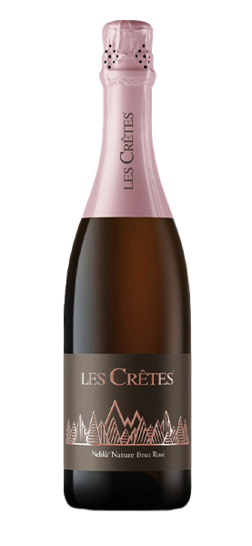 "Neblù" Nature Brut Rosé Metodo Classico von Les Cretes
