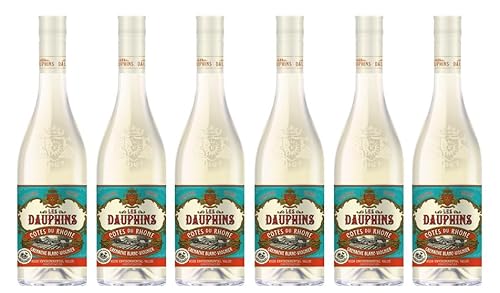 6x 0,75l - 2023er - Les Dauphins - Blanc - Côtes-du-Rhône A.O.P. - Frankreich - Weißwein trocken 6x 0,75l - 2023er - Les Dauphins - Blanc - Côtes-du-Rhône A.O.P. - Frankreich - Weißwein trocken von Les Dauphins
