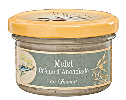 Les Délices du Luberon - Melet Crème d'Anchoiade (Sardellencreme mit Fenchel) 90 g von Les Délices du Luberon