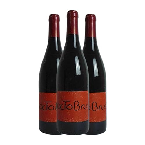 Les Foulards Rouges Octobre Syrah Francia Jung 75 cl (Schachtel mit 3 Flaschen von 75 cl) von Distribuidor