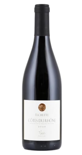 Patrick Lesec Côtes du Rhône Richette 2020 | Rotwein | Rhône – Frankreich | 1 x 0,75 Liter von Les Grandes Serres
