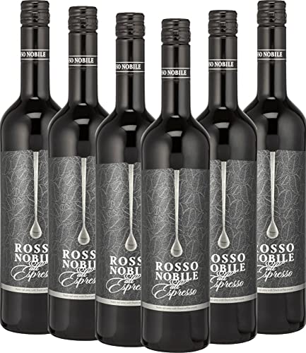 Rosso Nobile all' Espresso von Les Grands Chais de France - Rotwein mit feinen Kaffeearomen 6 x 0,75l VINELLO - 6er - Weinpaket inkl. kostenlosem VINELLO.weinausgießer Rosso Nobile all' Espresso von Les Grands Chais de France - Rotwein mit feinen Kaffeearomen 6 x 0,75l VINELLO - 6er - Weinpaket inkl. kostenlosem VINELLO.weinausgießer von Les Grands Chais de France
