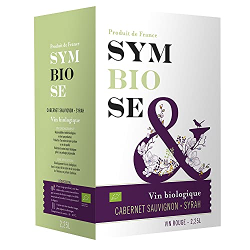 Symbiose Bio Cabernet Sauvignon - Syrah 2,25L Bag In Box - Rotwein, Frankreich, Trocken, 2.2500 L von Les Grands Chais de France
