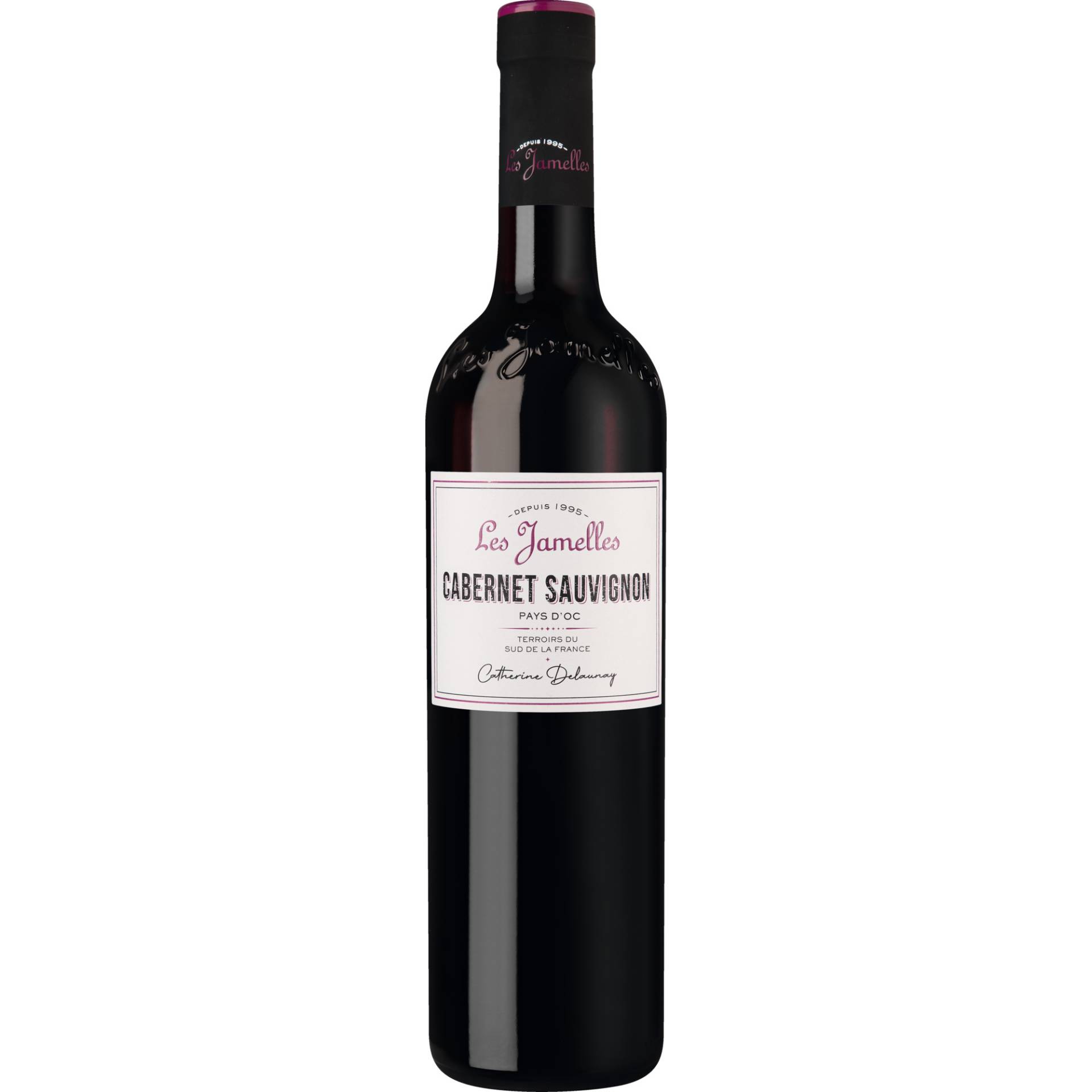 Les Jamelles Cabernet Sauvignon, Pays d'Oc IGP, Languedoc-Roussillon, 2023, Rotwein Les Jamelles Cabernet Sauvignon, Pays d'Oc IGP, Languedoc-Roussillon, 2023, Rotwein von Les Jamelles, 11800 Monze, France