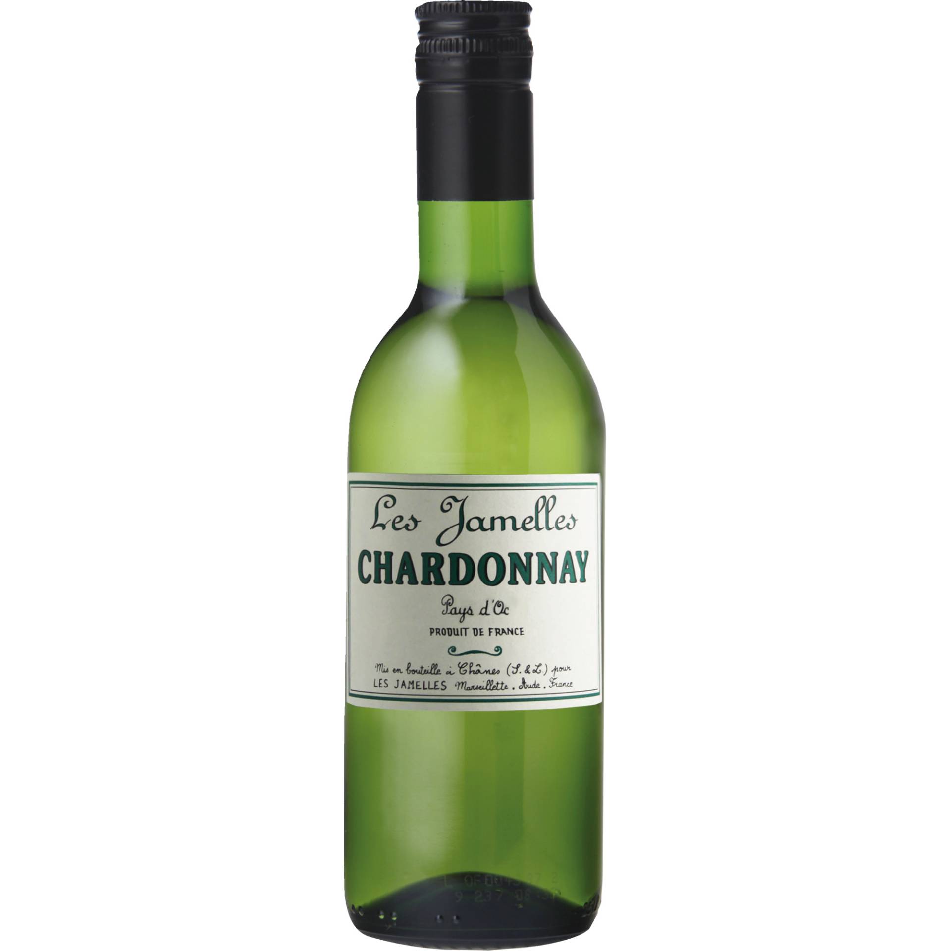 Les Jamelles Chardonnay, Pays d'Oc IGP, 0,25 L, Languedoc-Roussillon, 2022, Weißwein von Les Jamelles, 11800 Monze, France