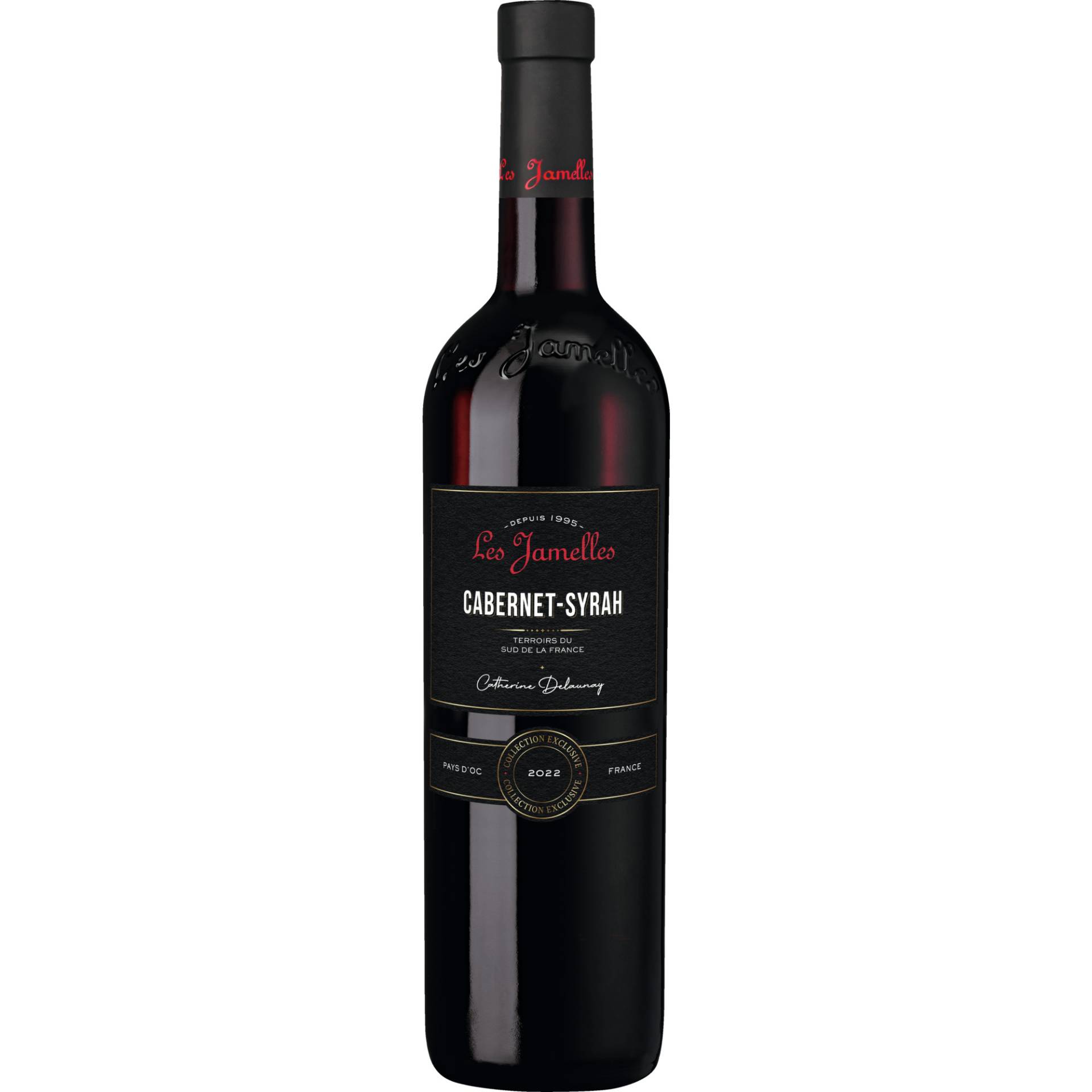 Les Jamelles Collection Exclusive Cabernet-Syrah, Pays d'Oc IGP, Languedoc-Roussillon, 2022, Rotwein Les Jamelles Collection Exclusive Cabernet-Syrah, Pays d'Oc IGP, Languedoc-Roussillon, 2022, Rotwein von Les Jamelles, 11800 Monze, France