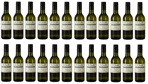 24x 0,25l - 2023er - Les Jamelles - Chardonnay - KLEINFLASCHE - Pays d'Oc I.G.P. - Languedoc - Frankreich - Weißwein trocken von Les Jamelles