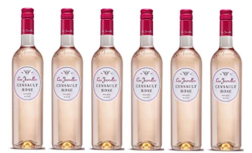 6x 0,75l - LES JAMELLES - Pays d'Oc I.G.P. - Languedoc - Frankreich - Weißwein & Rotwein - verschiedene Sorten - trocken (Cinsault Rosé) von Les Jamelles