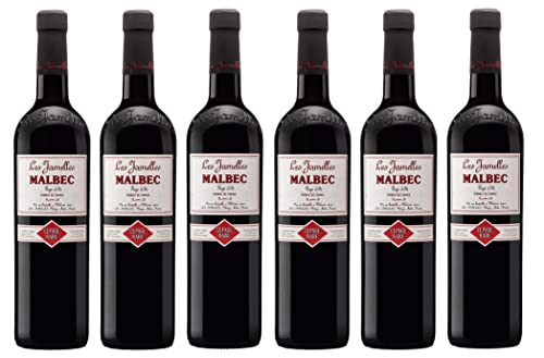 6x 0,75l - 2022er - Les Jamelles - Malbec - Pays d'Oc I.G.P. - Languedoc - Frankreich - Rotwein trocken von Les Jamelles